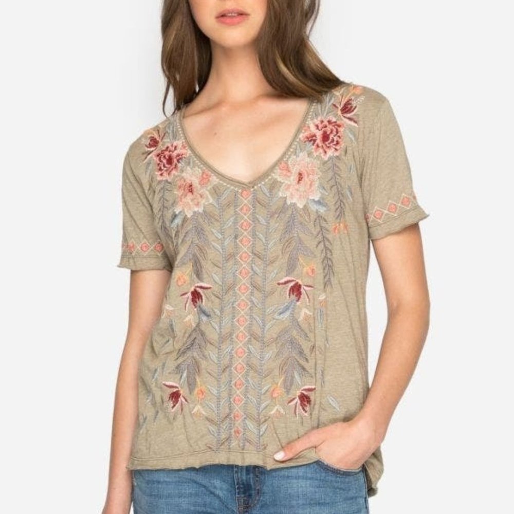 COPY - Johnny Was Katrina Everyday Tee Top